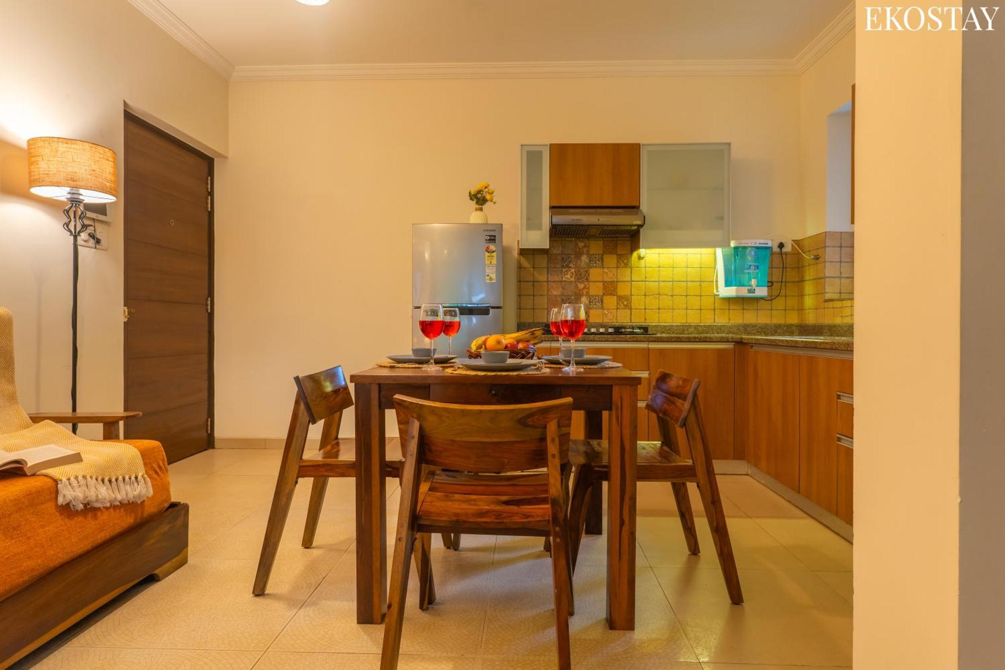 Ekostay - Belvedere Apartment Candolim Buitenkant foto