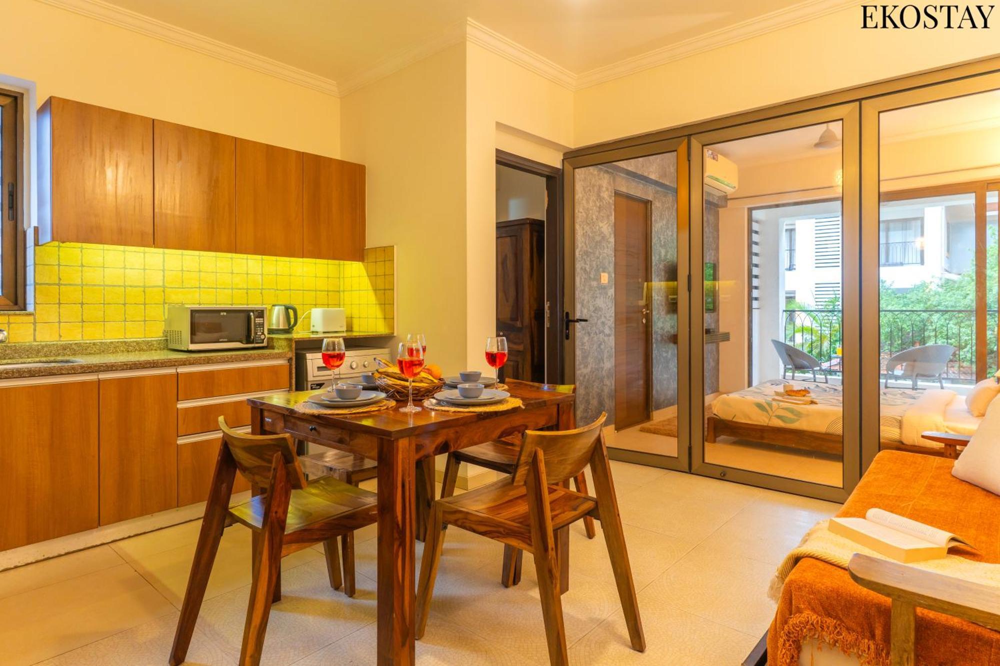 Ekostay - Belvedere Apartment Candolim Buitenkant foto