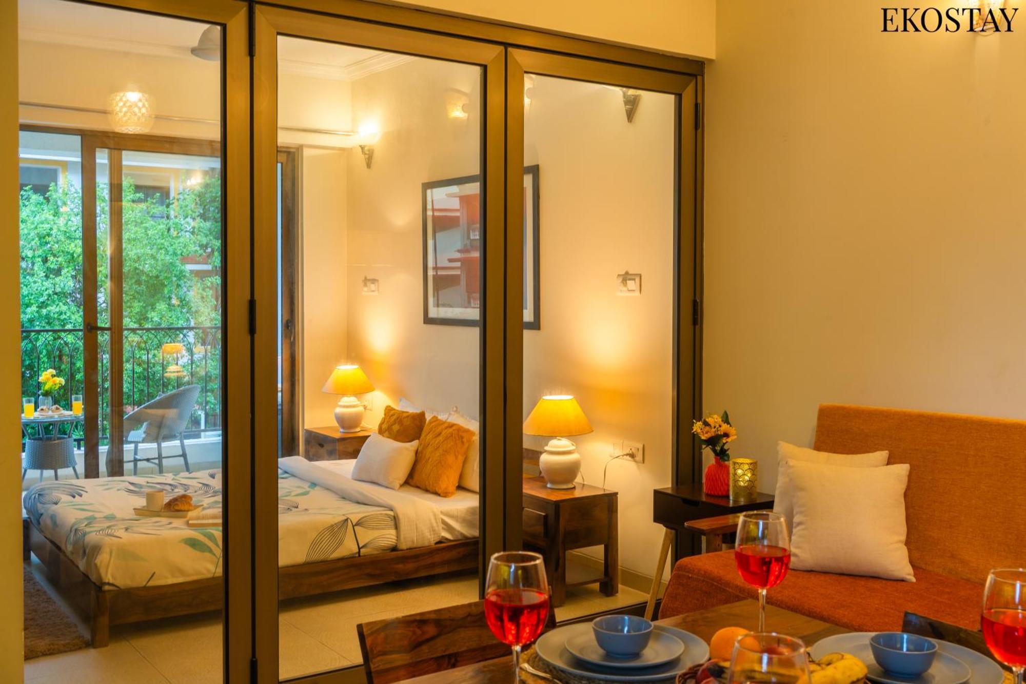 Ekostay - Belvedere Apartment Candolim Buitenkant foto