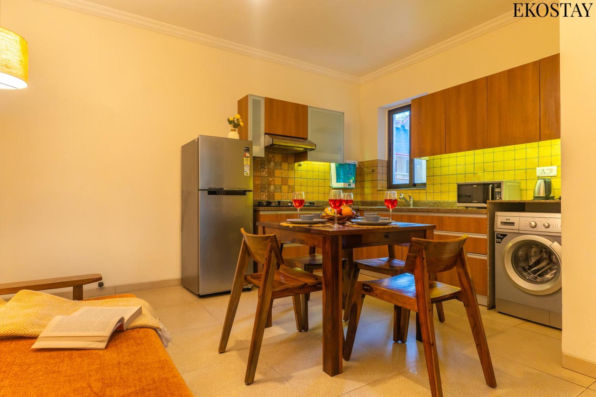 Ekostay - Belvedere Apartment Candolim Buitenkant foto