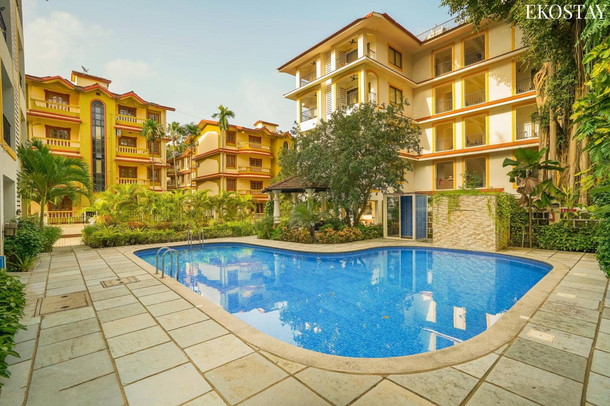 Ekostay - Belvedere Apartment Candolim Buitenkant foto